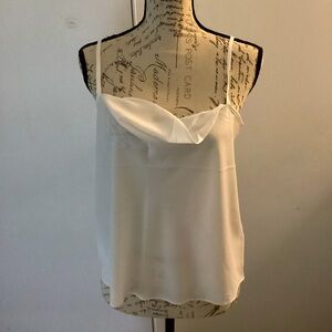 NWT Top Shop White Cami Tank Top Size US 6 (S)